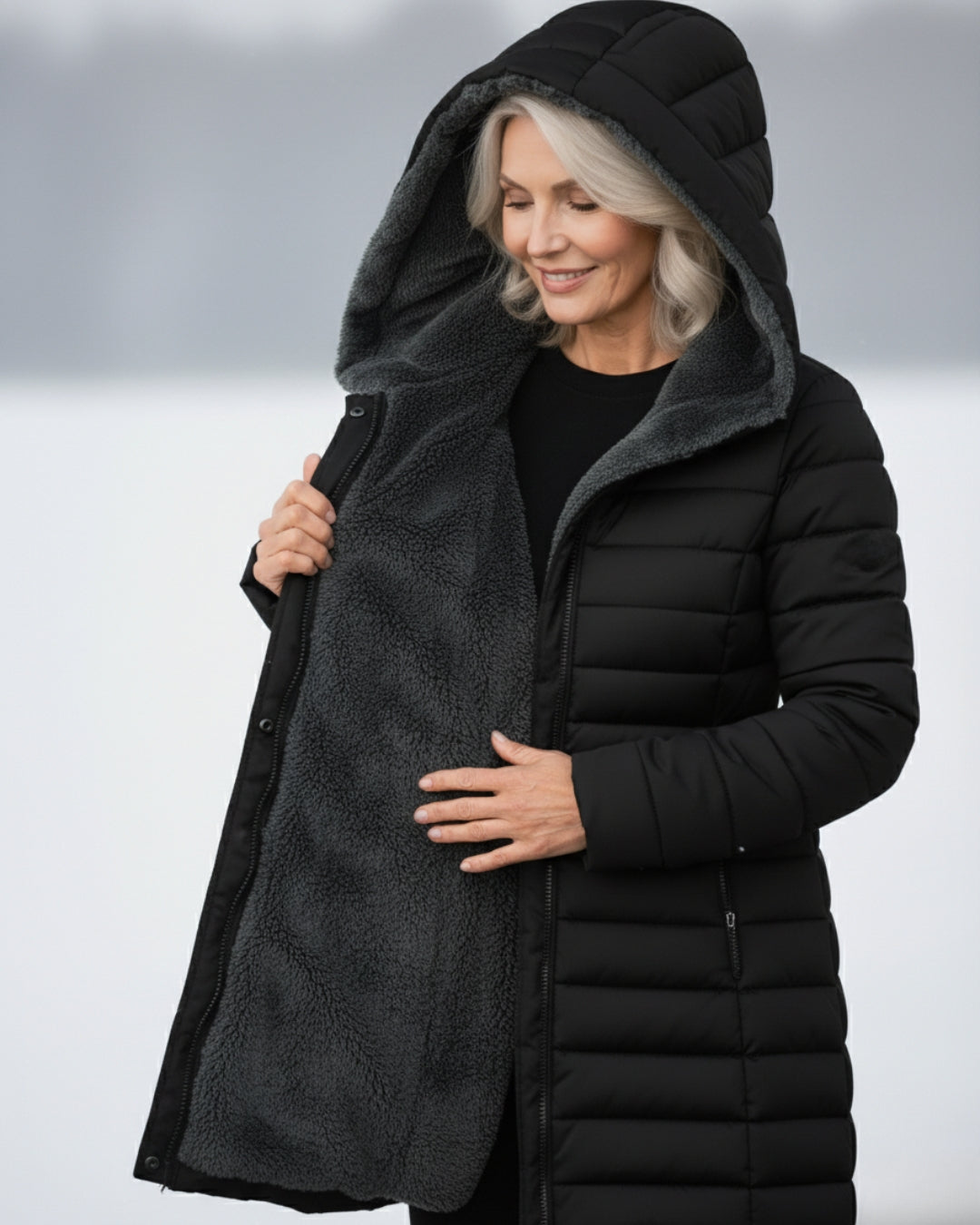Karen | Fleece Lined Puffer Coat