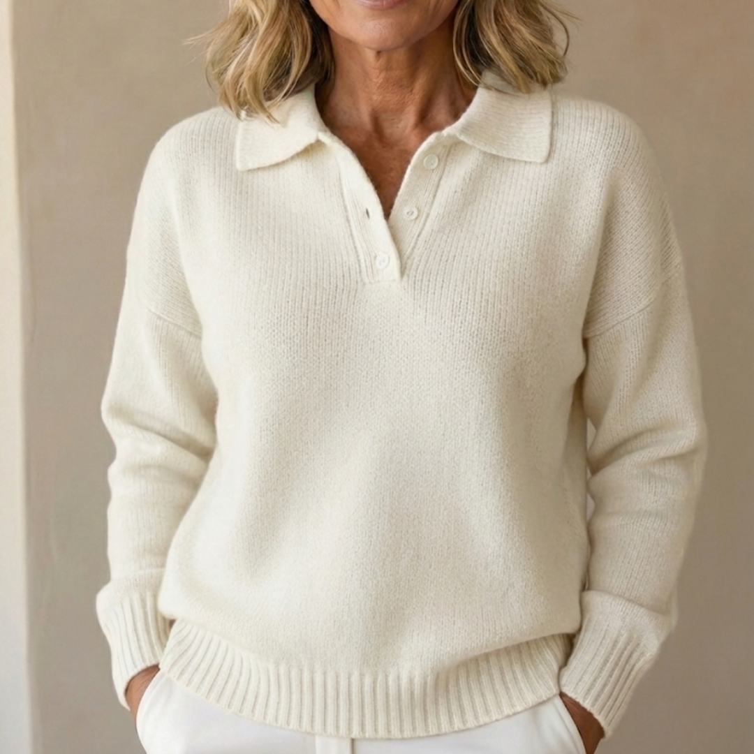 Margaret | Soft Knit Sweater with Collar