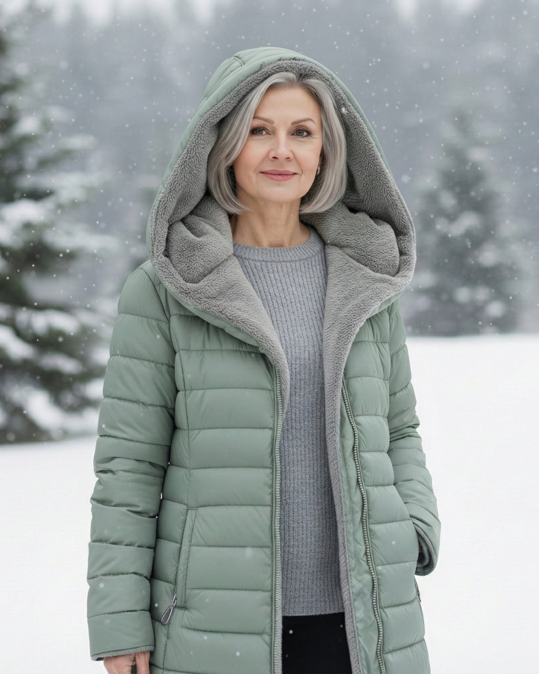 Karen | Fleece Lined Puffer Coat