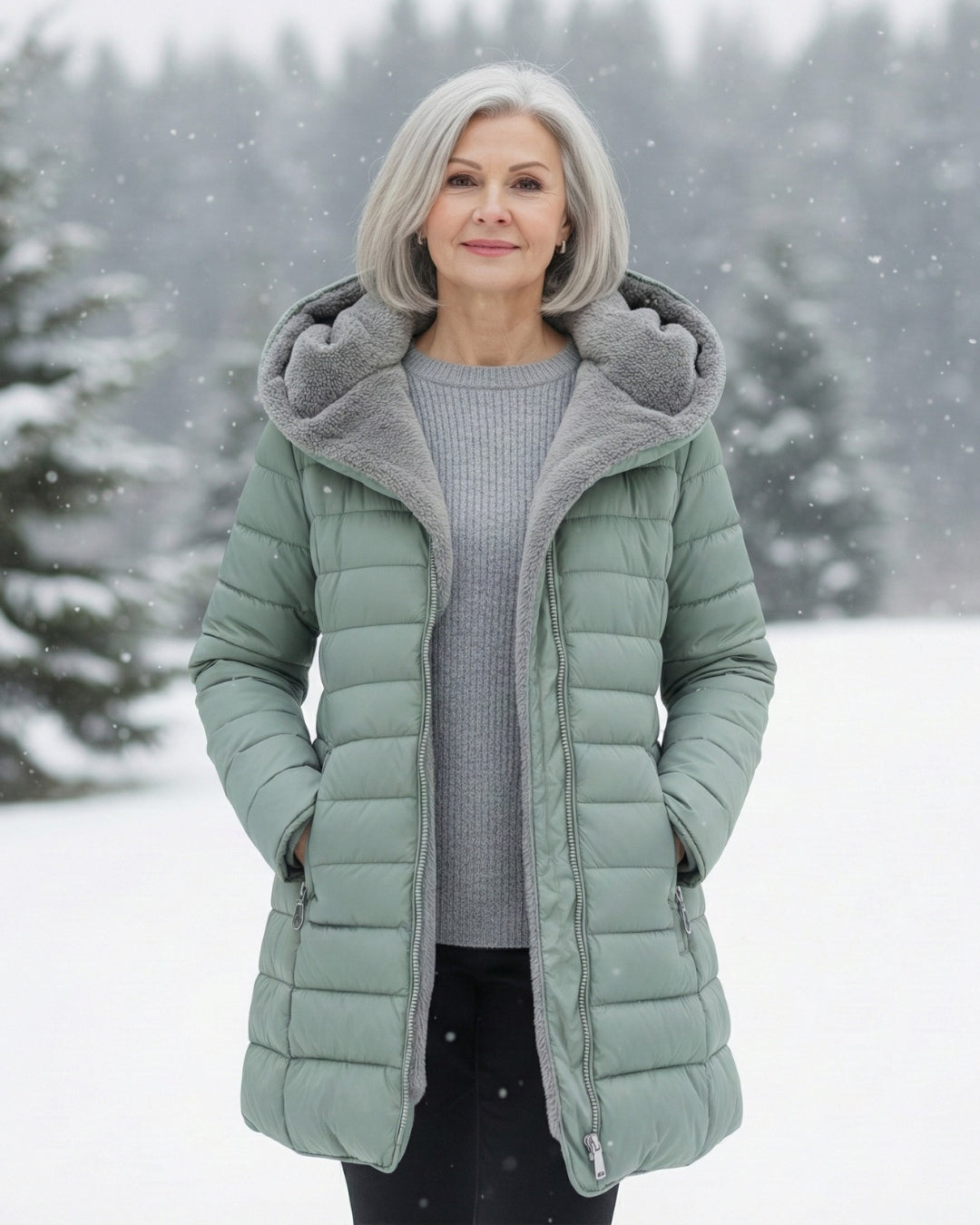 Karen | Fleece Lined Puffer Coat