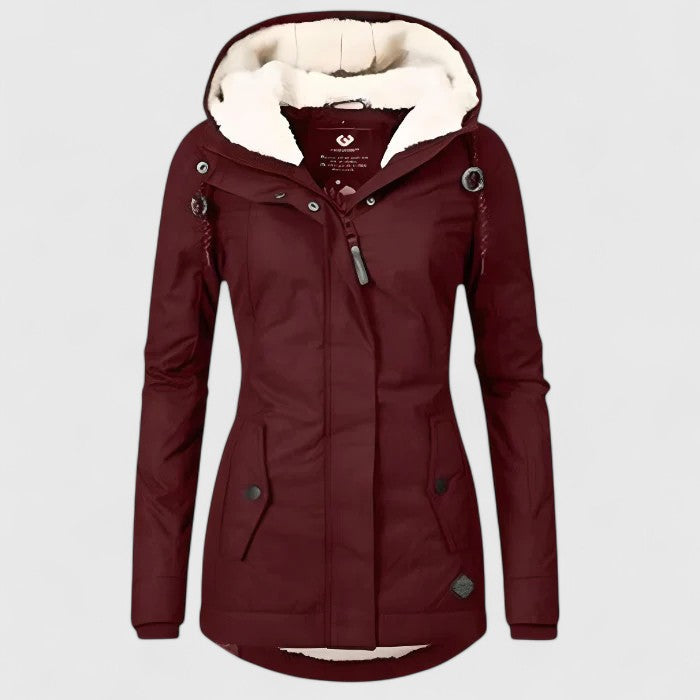 Sara | Waterproof winter jacket with hood
