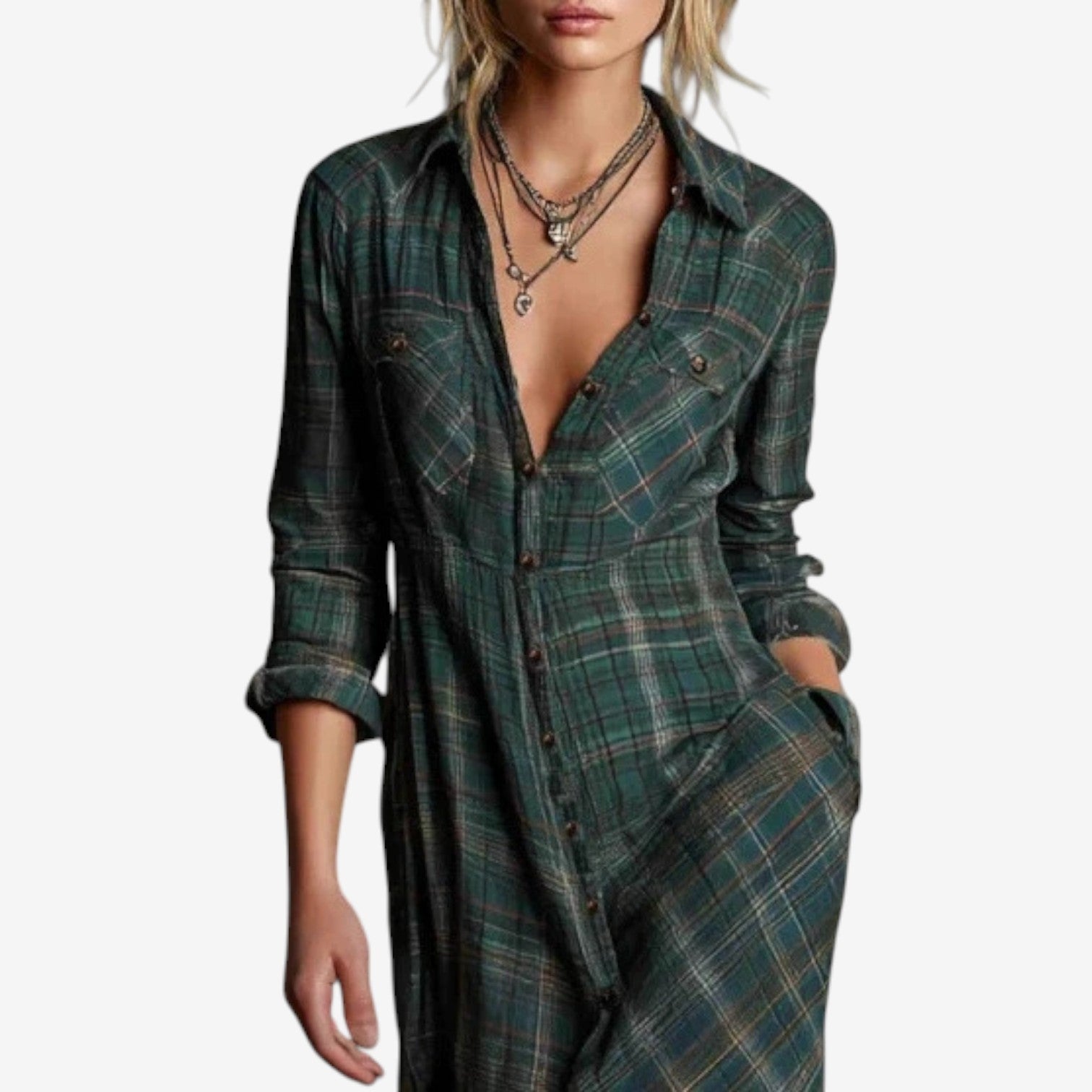 Cécile™ Timeless Maxi Shirt Dress