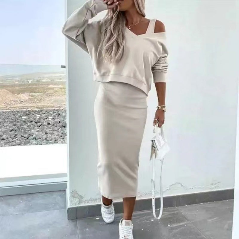 Hailey - Sweater Dress Set