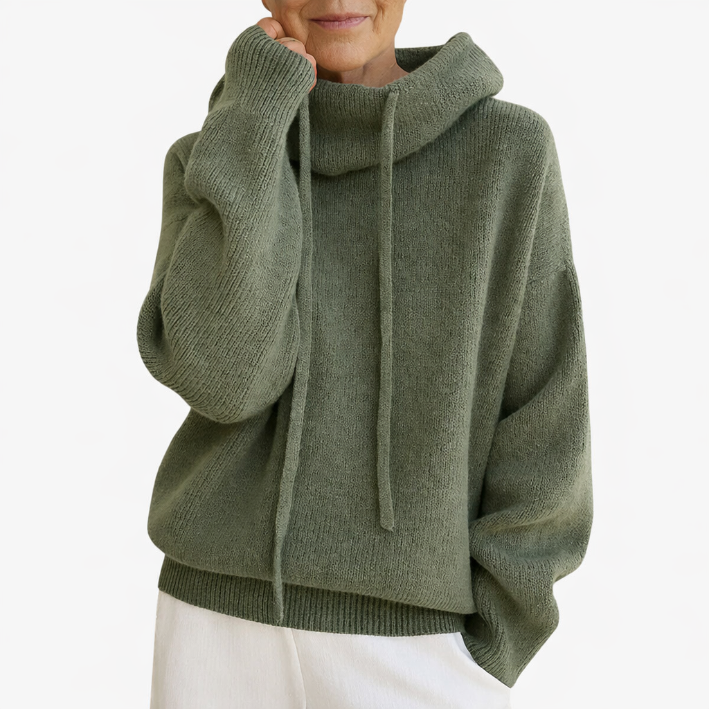 Marie | Cozy Knit Hoodie