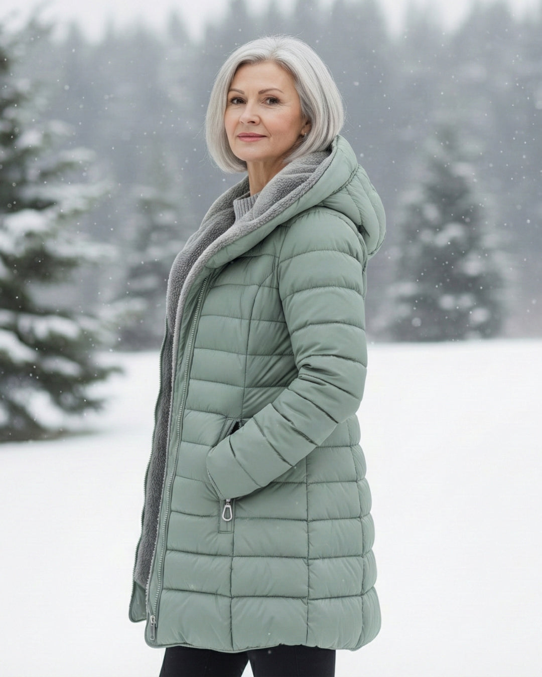 Karen | Fleece Lined Puffer Coat