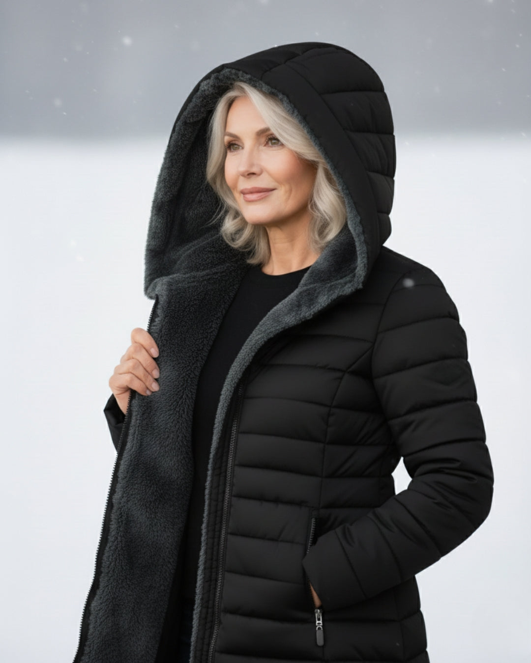 Karen | Fleece Lined Puffer Coat