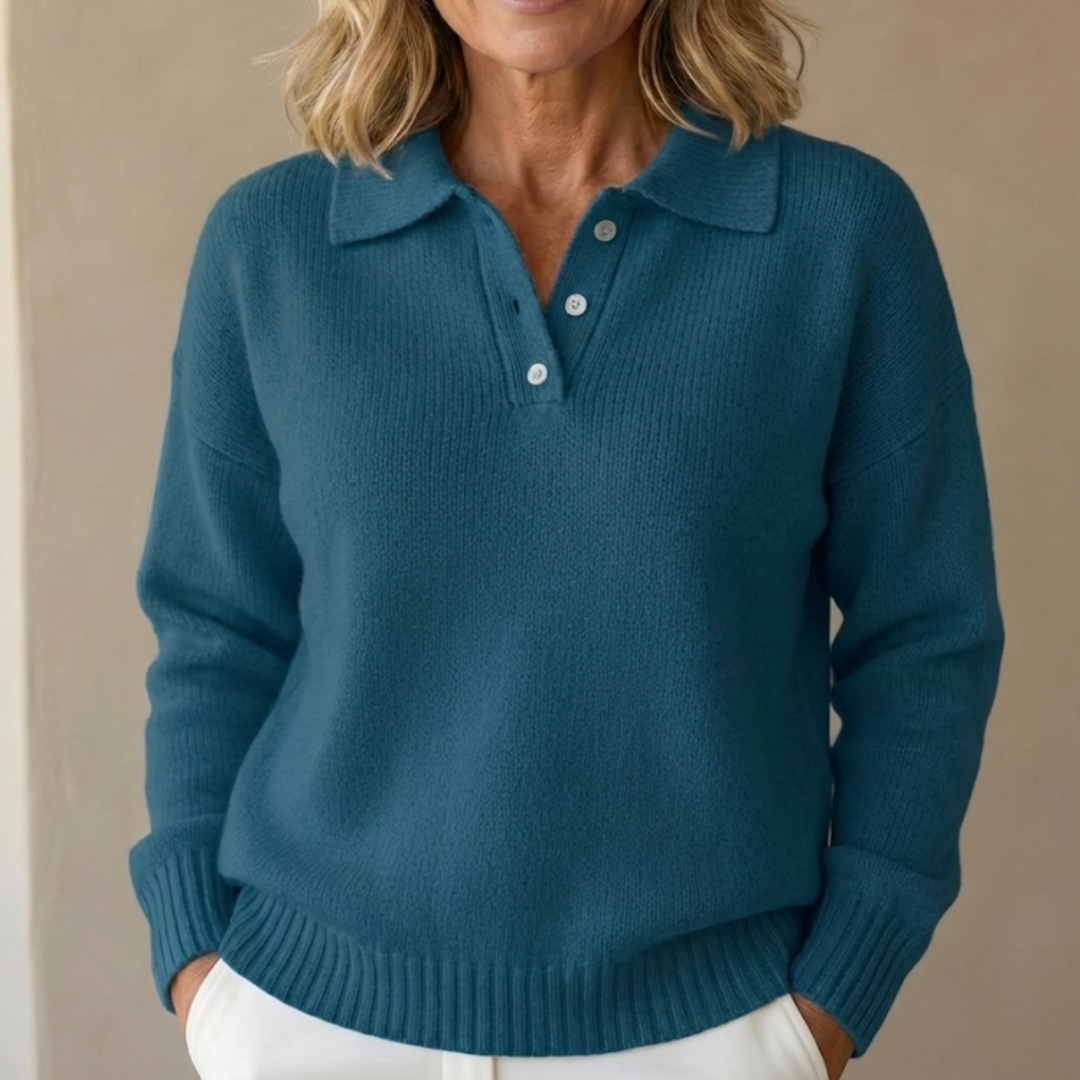 Margaret | Soft Knit Sweater with Collar