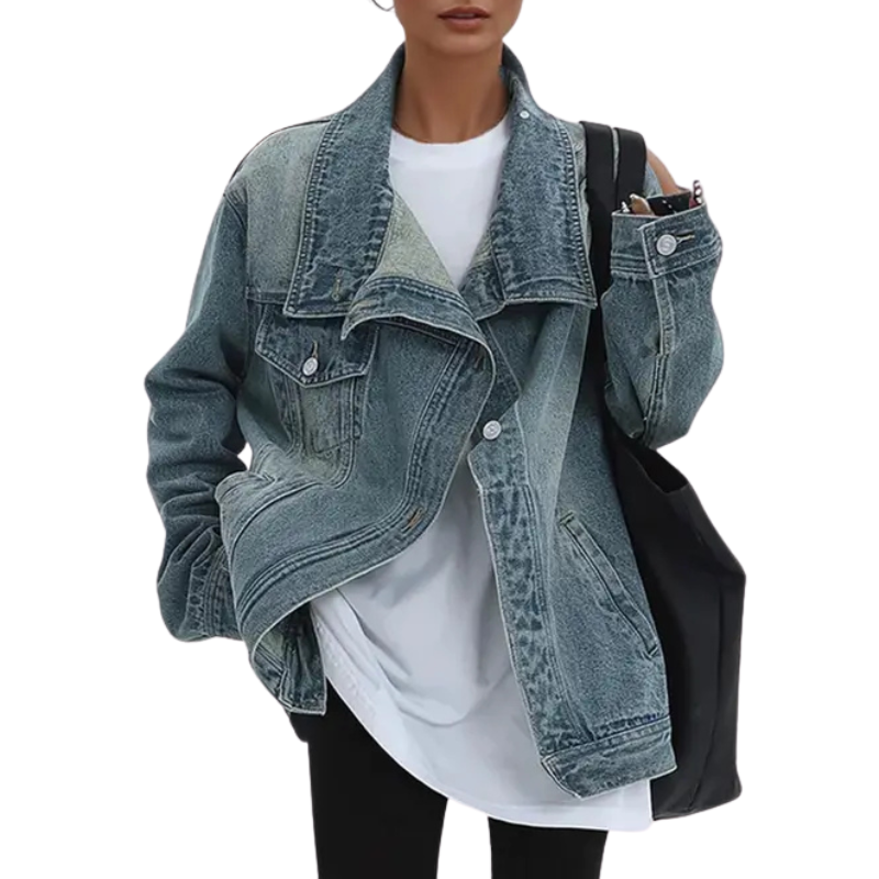 JOYCE | Street Style Trendy Asymmetric Button Jacket