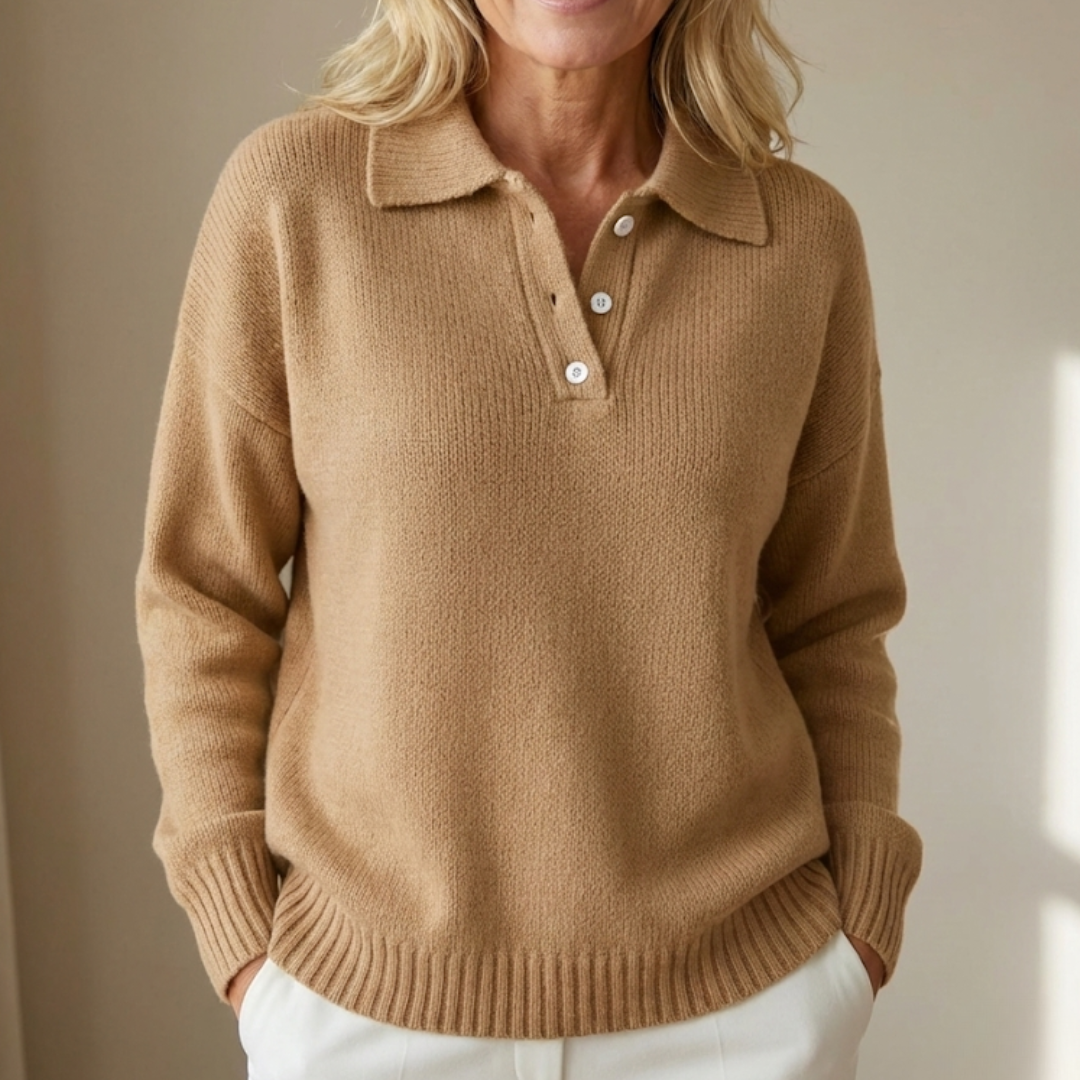 Margaret | Soft Knit Sweater with Collar