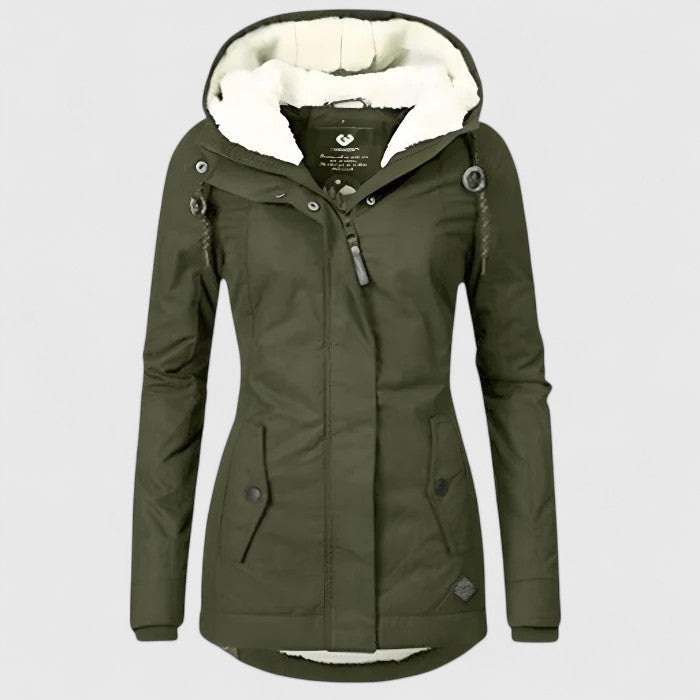 Sara | Waterproof winter jacket with hood