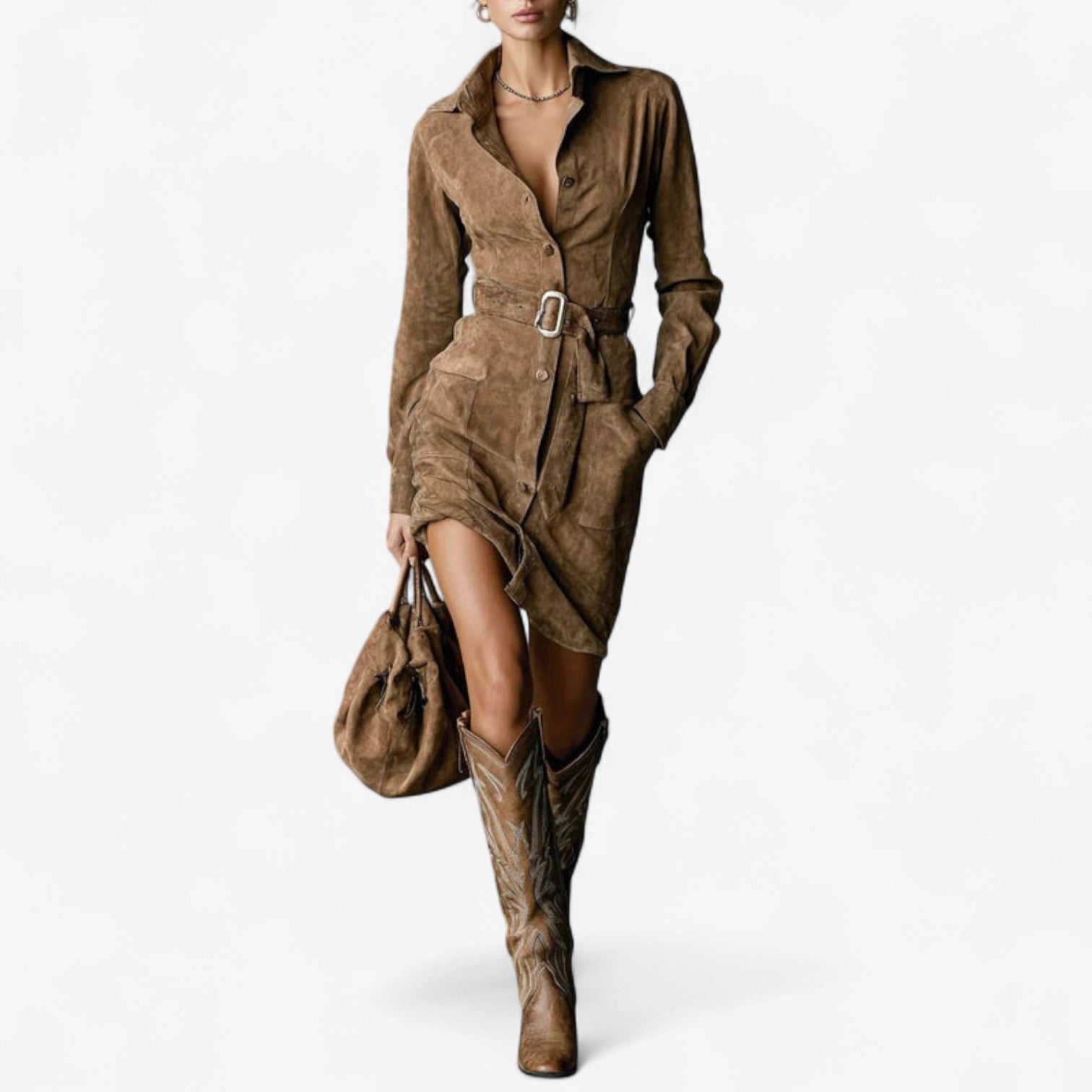 Betty™ Robe en Camel