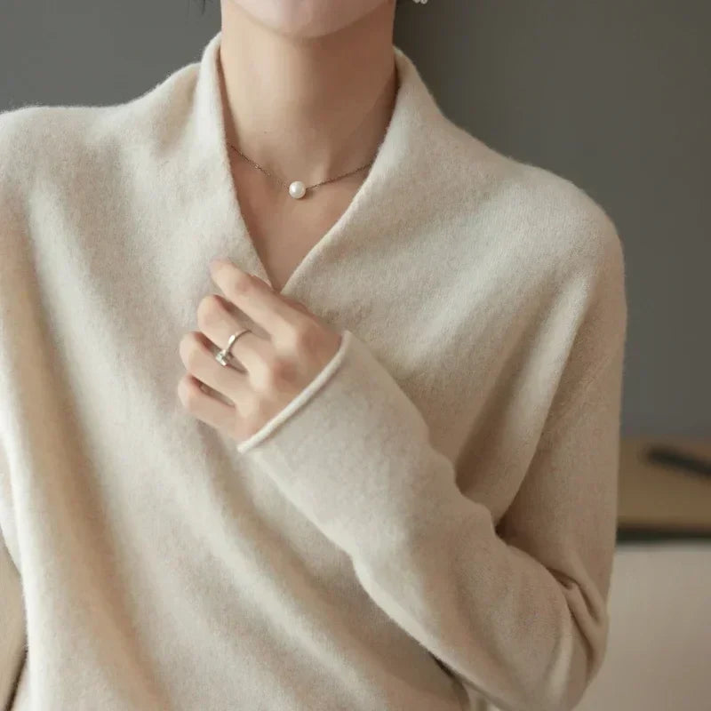 AVA | Crossed Wrap Sweater