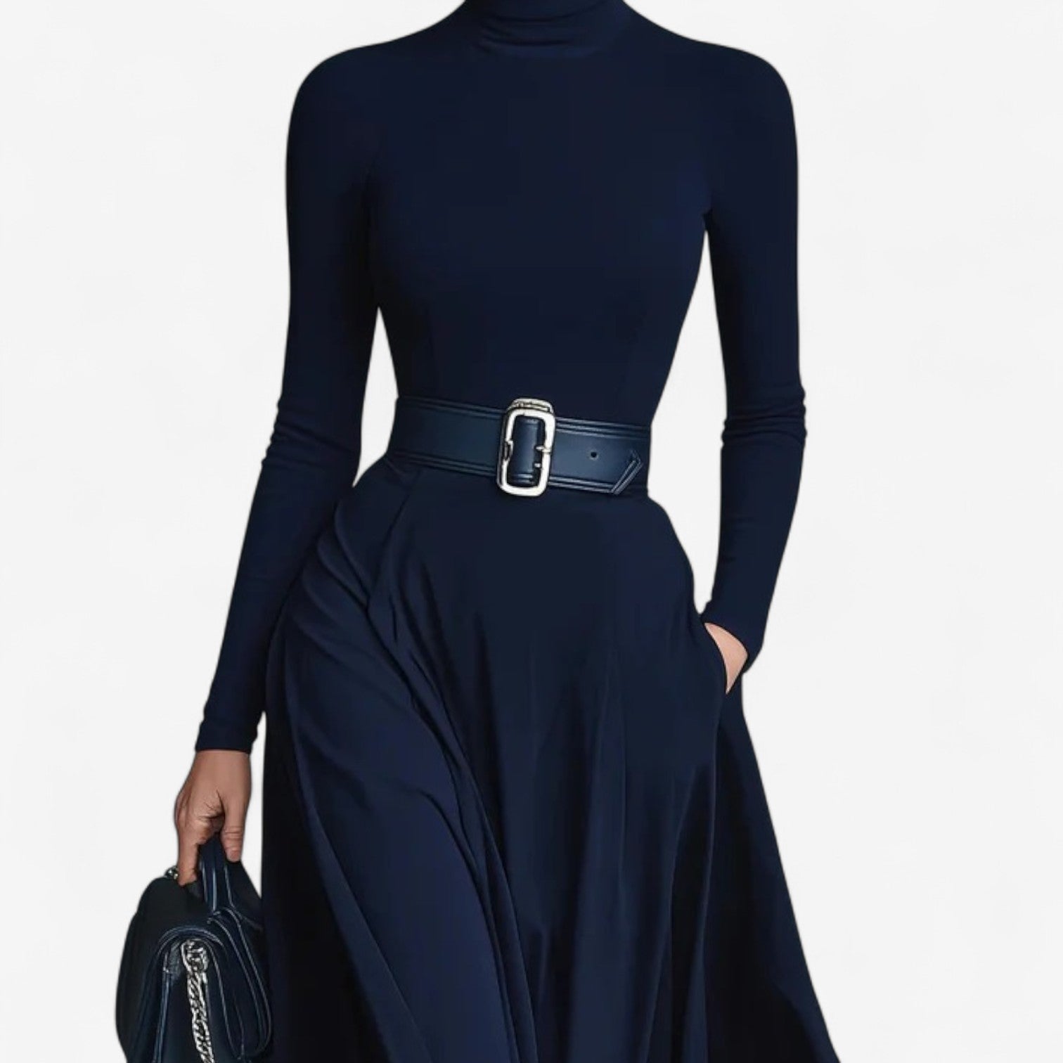 Yvelise™ High Neck Maxi Dress