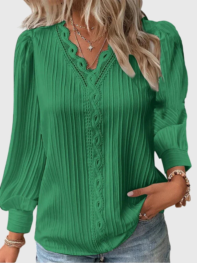 Annie | Elegant Pullover Blouse