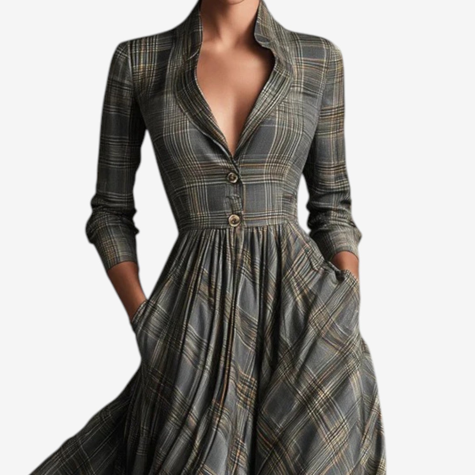 Laila™ Chic Checkered Robe